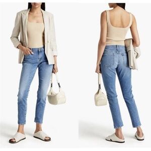 NWT FRAME Le Garcon Boyfriend Ankle Jeans Size 28 Bixby Wash New $228